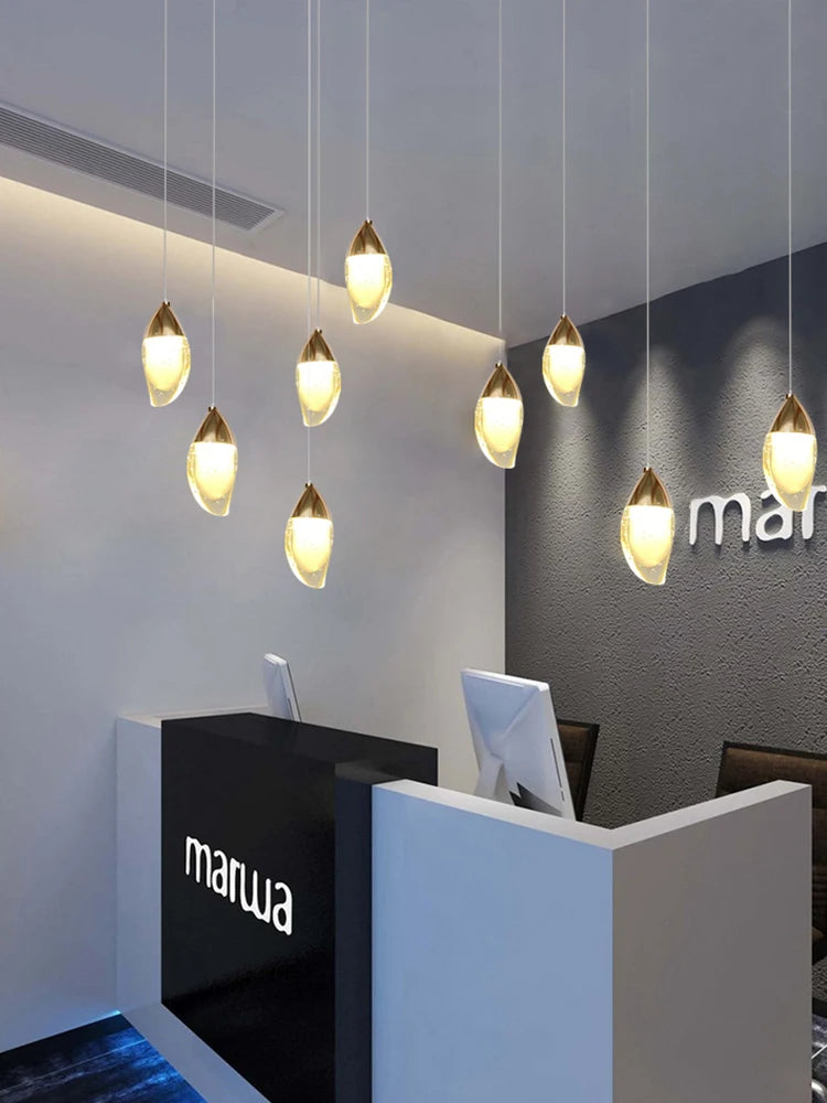 lustre en cristal design de luxe pour éclairage moderne - vue 5 sur 14