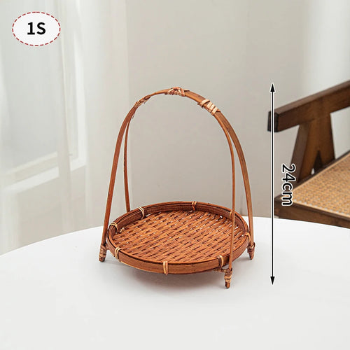 panier de rangement tissé à la main pour jardin et pique-nique - vue 11 sur 27