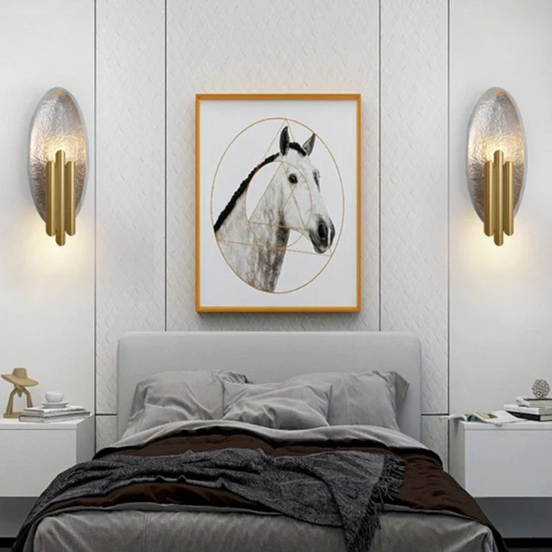 Postmodern Led applique applique éclairage intérieur pour salon chambre chevet couloir couloir allée décor appliques murales - vue 7 sur 8