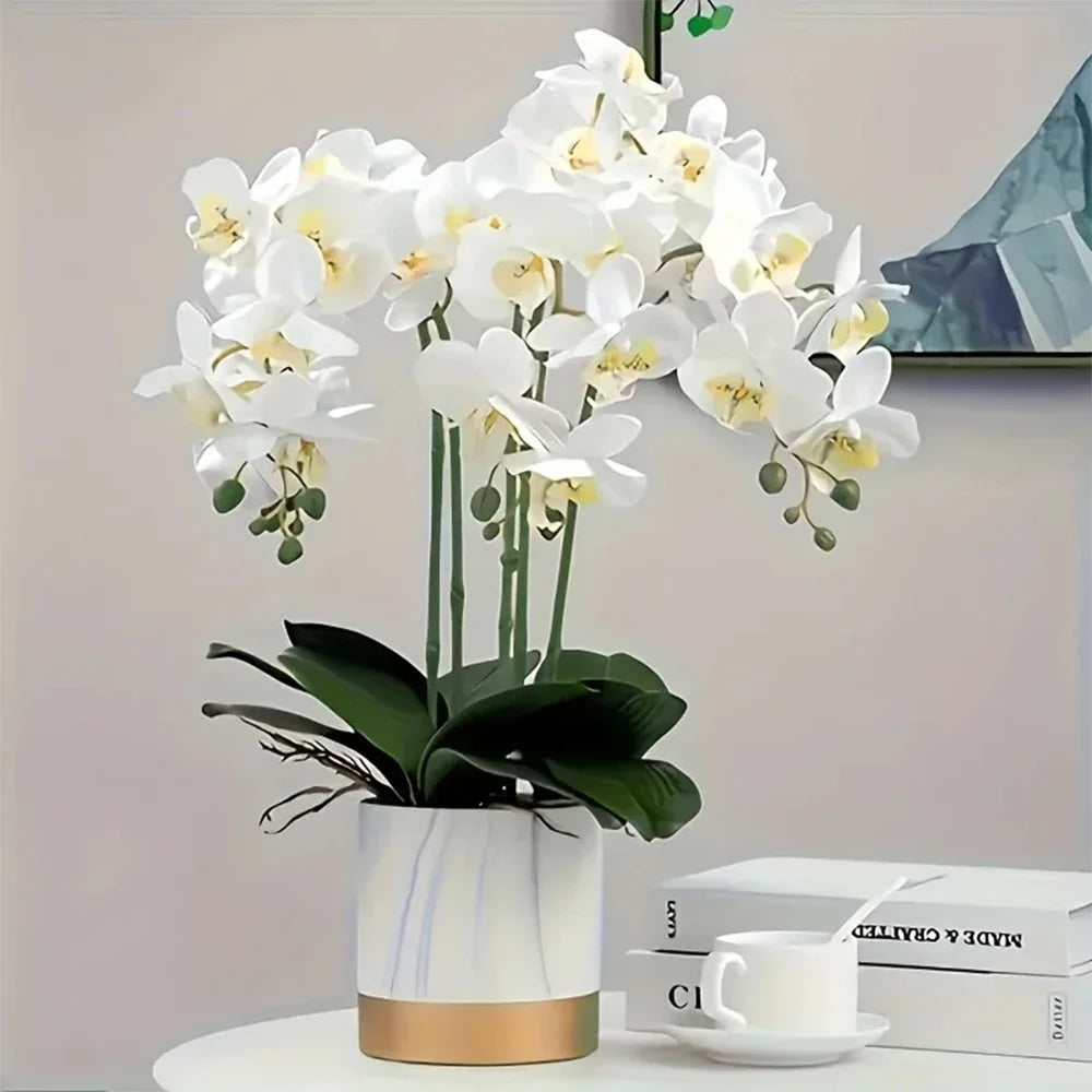 branches de fleurs artificielles orchidées pour décoration et événements - vue 3 sur 11