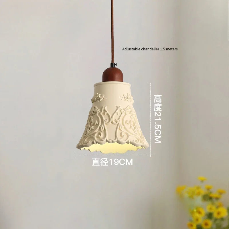 lustre créatif antique en résine pour décoration rétro - vue 11 sur 14