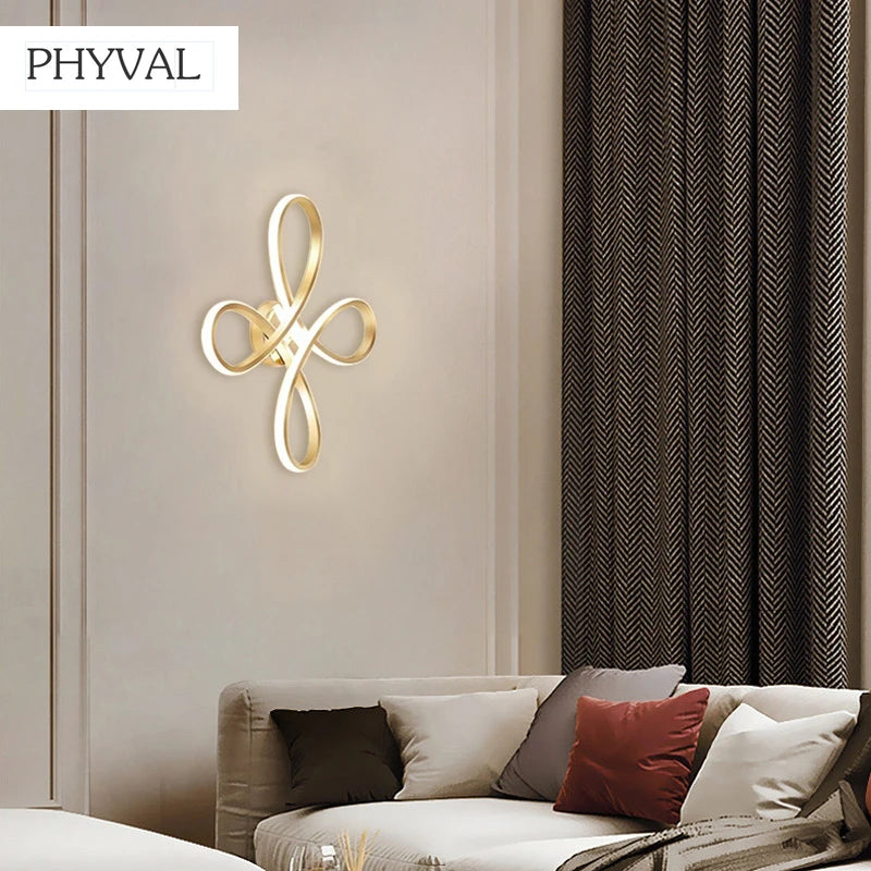 plafonnier led moderne en forme de fleur pour une ambiance créative - vue 3 sur 7