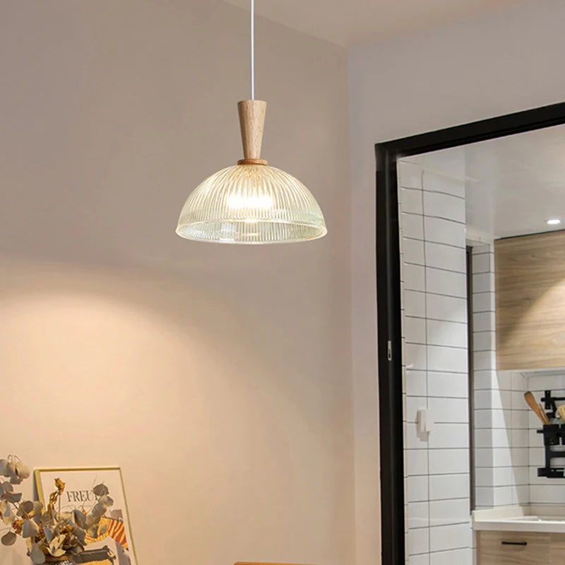 lustre en verre design pour décoration intérieure moderne - vue 3 sur 9