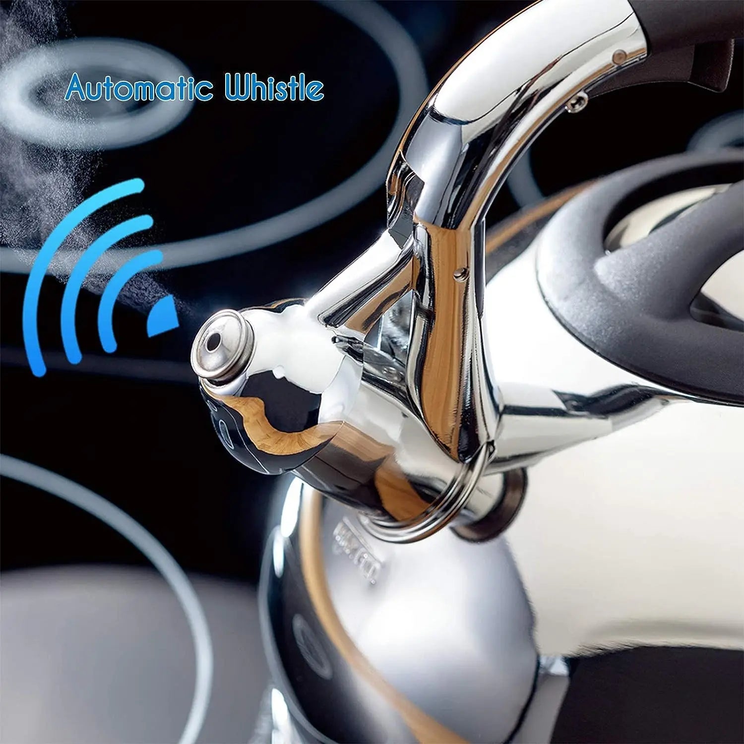 Bouilloire sifflet acier inoxydable grande capacité 3l - vue 4 sur 7