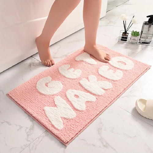 tapis de bain get naked style tufté moelleux