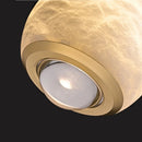 Suspension LED en marbre naturel espagnol