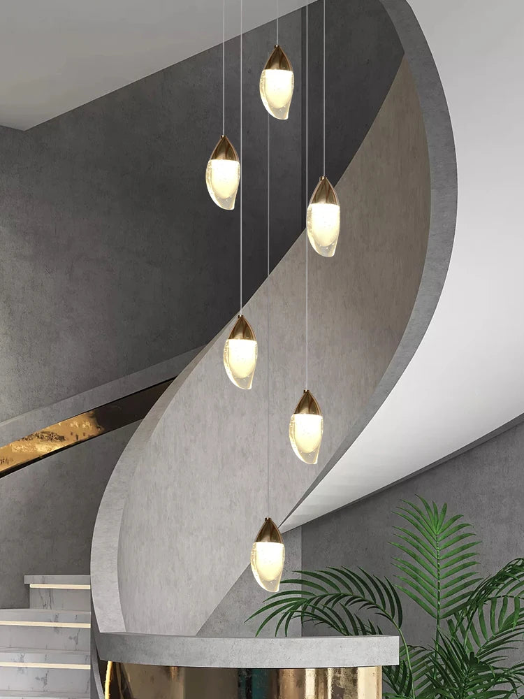 lustre en cristal design de luxe pour éclairage moderne - vue 4 sur 14