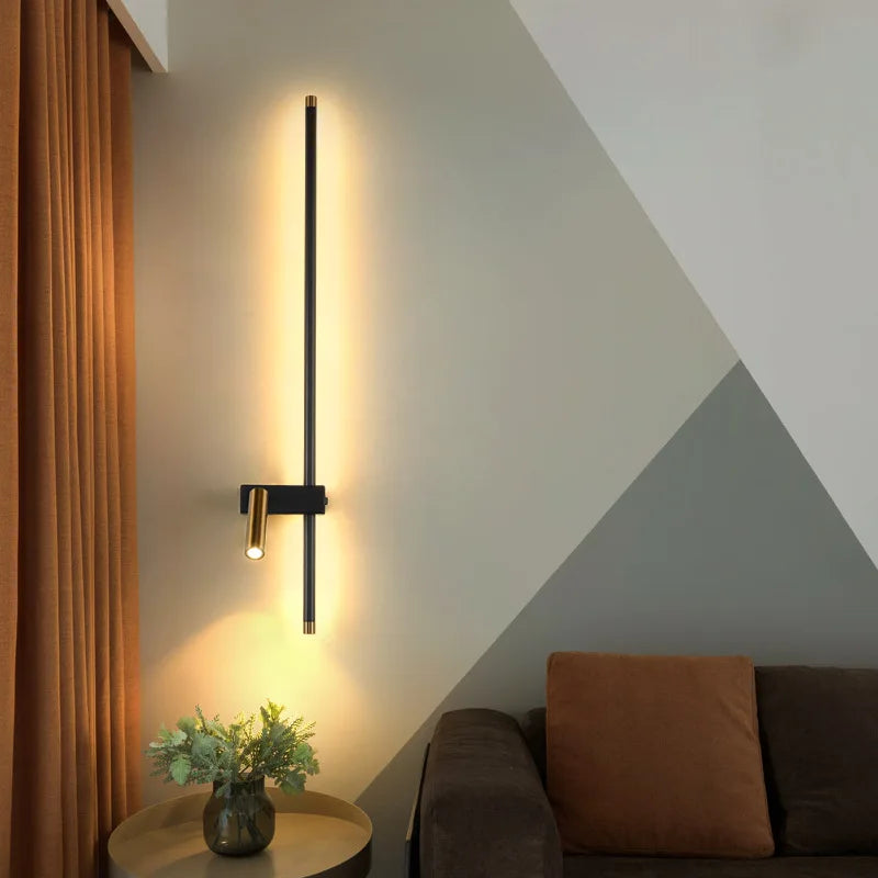 Applique murale led nordique simple pour éclairage décoratif d'intérieur - vue 2 sur 8