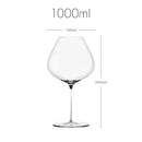 verre a vin bourgogne cristal fait main 1l
