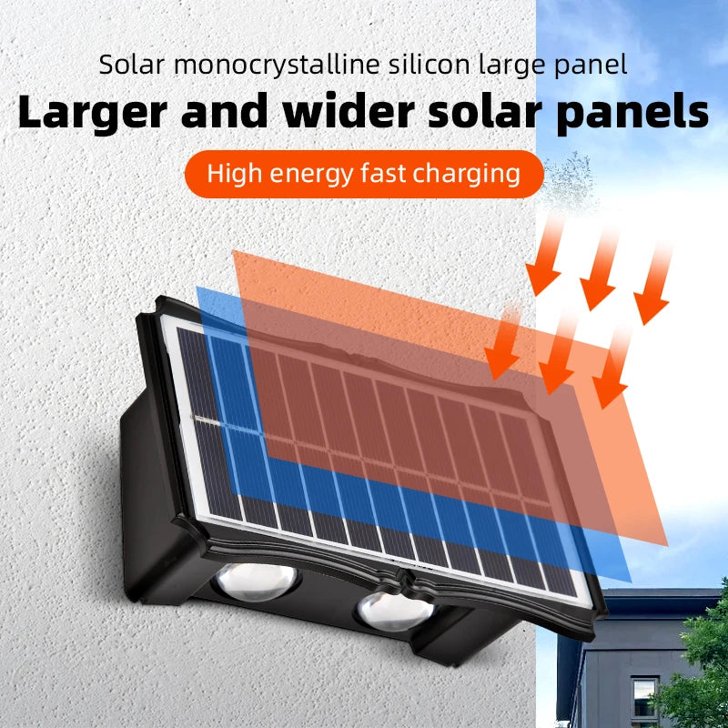 lampe solaire led extérieure avec éclairage décoratif automatique - vue 4 sur 13
