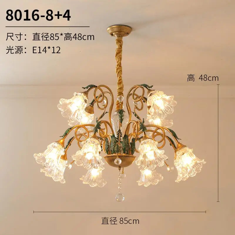 lustre moderne en cristal pour un éclairage raffiné - vue 9 sur 10