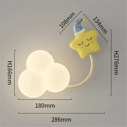 applique murale led avion pour enfants décorative et ludique - vue 12 sur 12