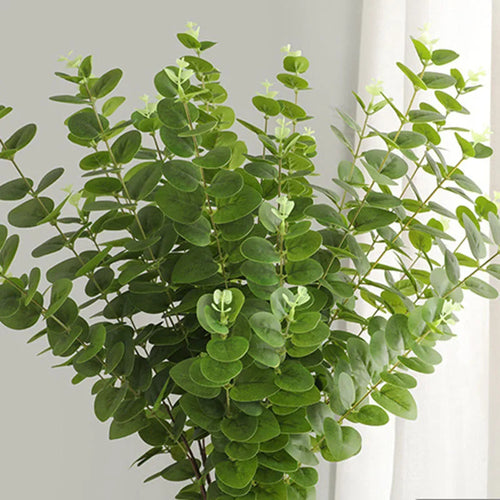 branche de plante artificielle en eucalyptus pour décoration intérieure et jardin - vue 7 sur 13