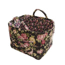 panier de rangement en tissu lavable style pastoral empilable multiusage