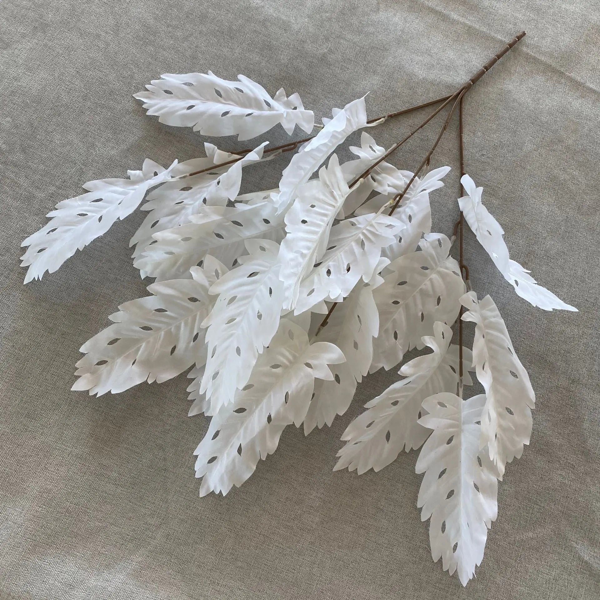 plantes artificielles feuilles de soie pour décoration florale - vue 11 sur 15