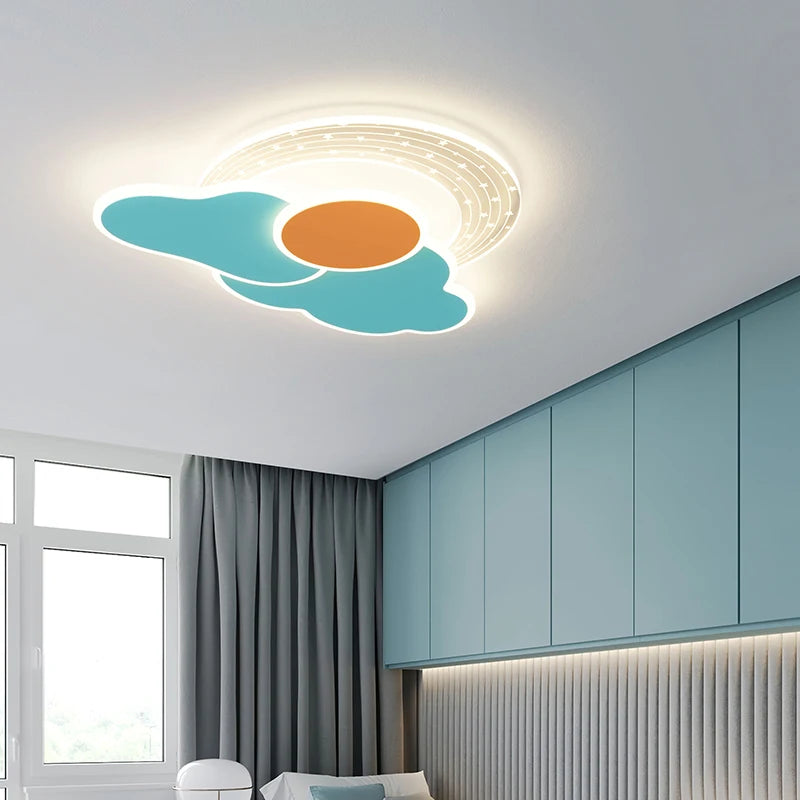 Plafonnier LED en forme de nuage - vue 4 sur 9