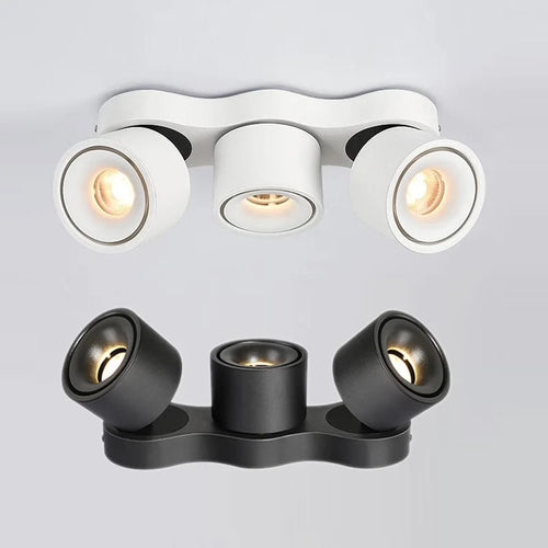 spots led rotatifs pliables à intensité variable pour éclairage intérieur - vue 2 sur 8