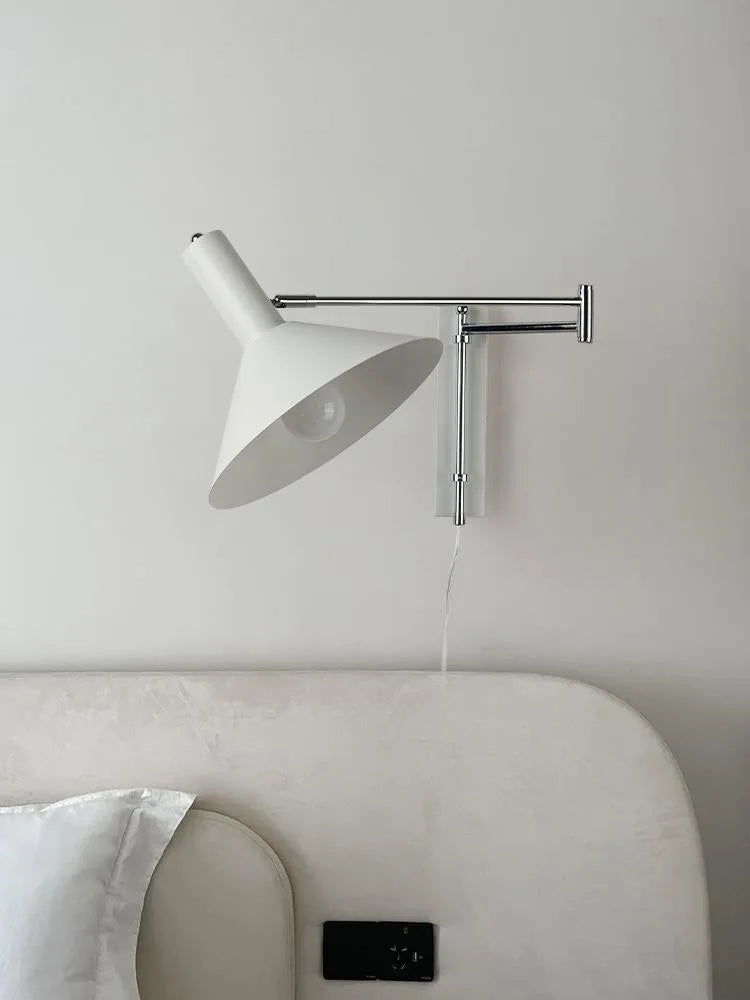 applique murale led vintage rotative pliante pour hôtel - vue 3 sur 12