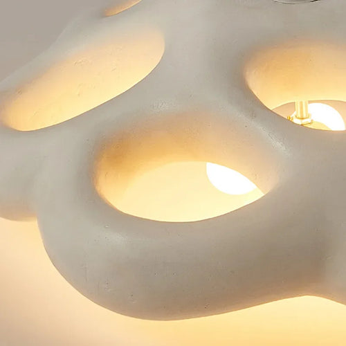 Nordic Minimalist Petal Wabi-Sabi LED Bedroom Ceiling Lamps Chandelier Living Dining Study Room Home Decor Ceiling Light Fixture - vue 7 sur 7
