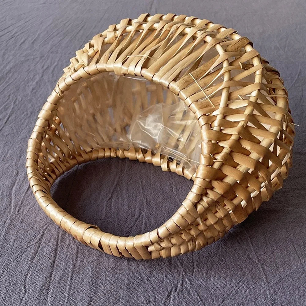 panier en rotin tissé pour rangement et décoration intérieure - vue 2 sur 8