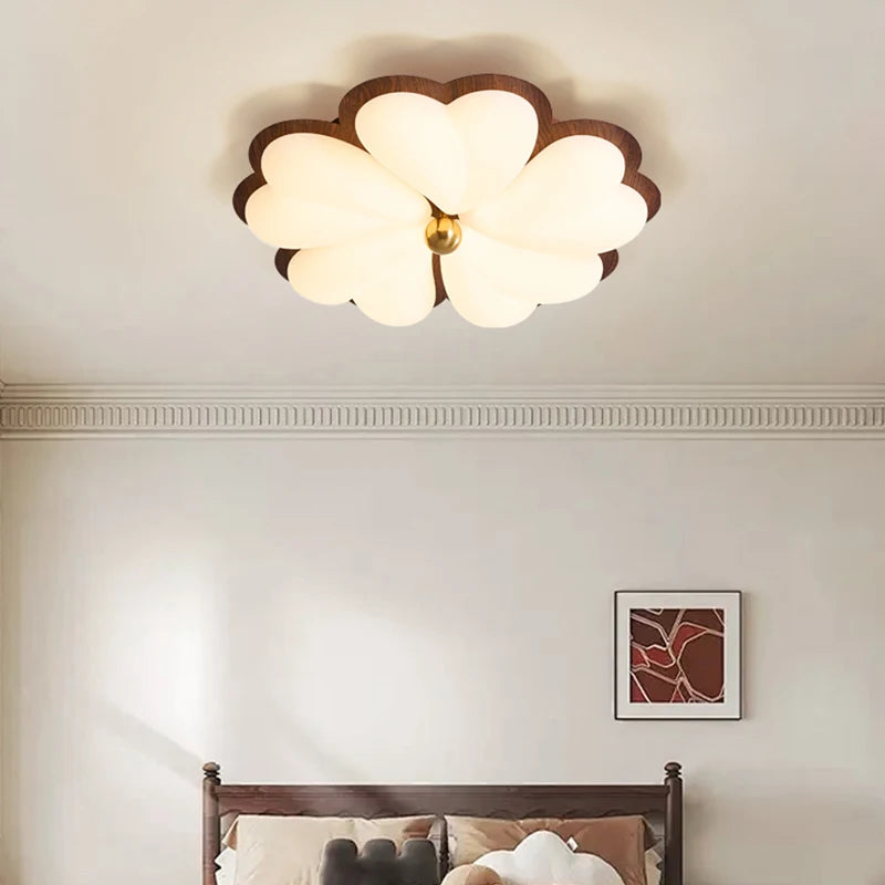 lampe à fleurs pour chambre d'enfant style princesse et étude - vue 6 sur 8