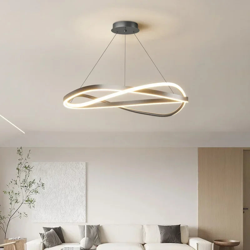 suspension à led moderne pour décoration intérieure élégante - vue 6 sur 12