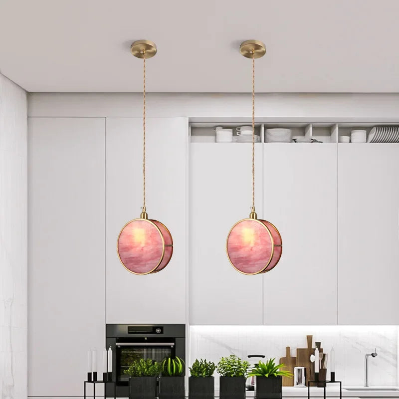 suspension en verre créative style nordique pour décoration intérieure - vue 5 sur 9