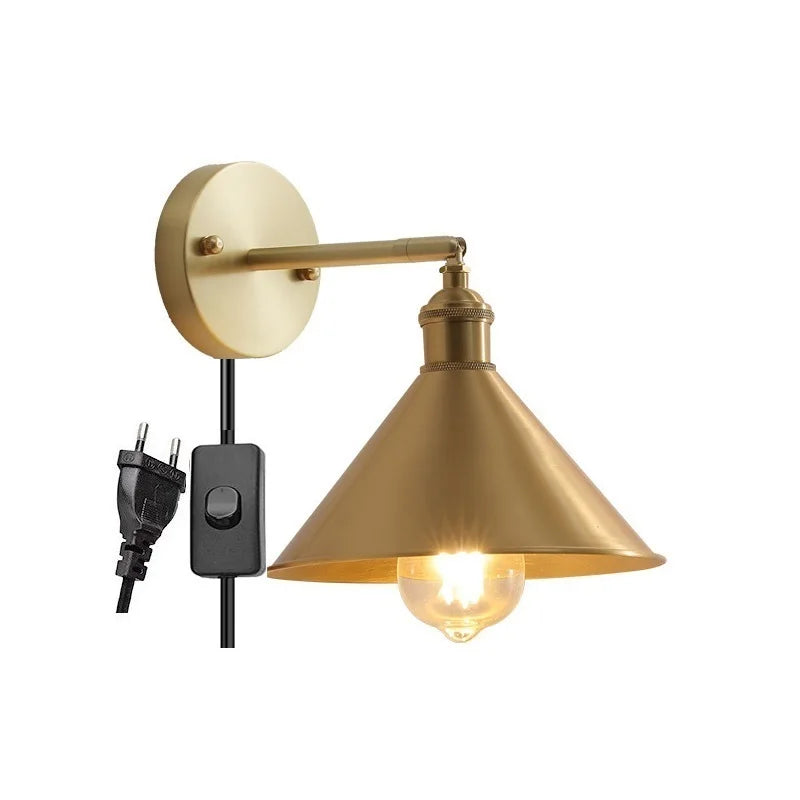 IWHD nordique moderne cuivre applique murale LED lampes applique décor à la maison éclairage intérieur chambre salle de bains salon escalier lumière Luminaria - vue 16 sur 32