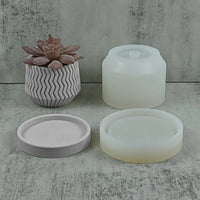 moules en silicone pour pots de fleurs en béton nordique et décoration intérieure