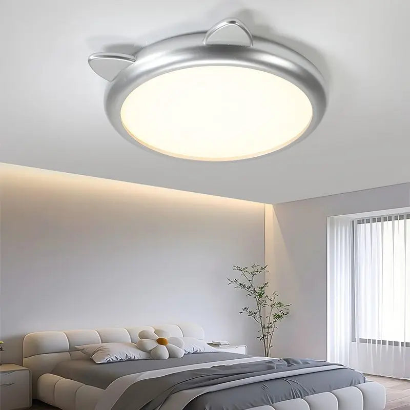 plafonnier mignon pour chambre d'enfant avec chat animal - vue 3 sur 8