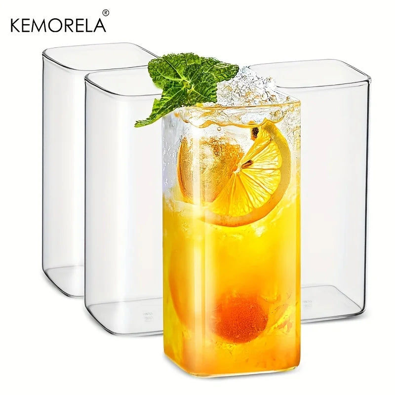 Lot de 4 verres fins cocktail grande capacité