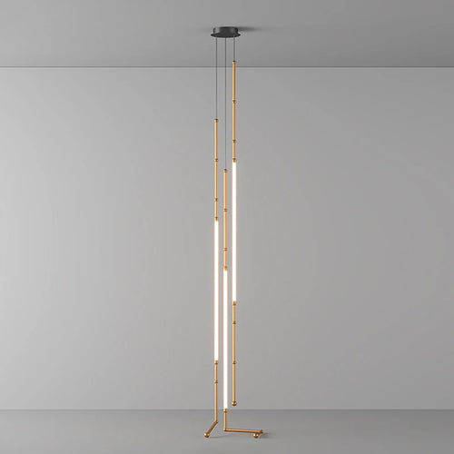 lustre en art déco design suspendu en led - vue 4 sur 16