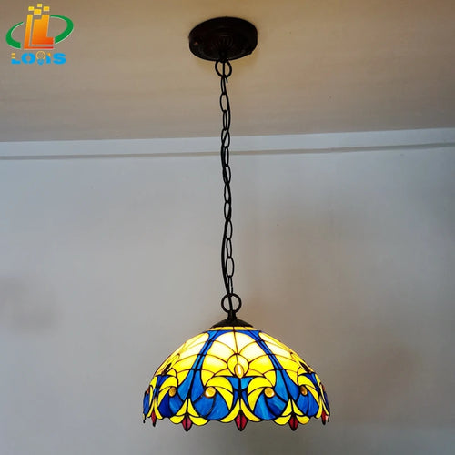 lustre nordique en verre rétro pour éclairage de café