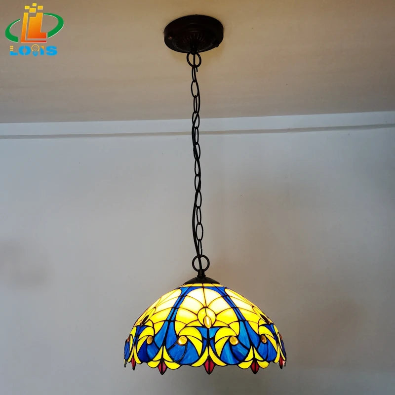 lustre nordique en verre rétro pour éclairage de café - vue 3 sur 6