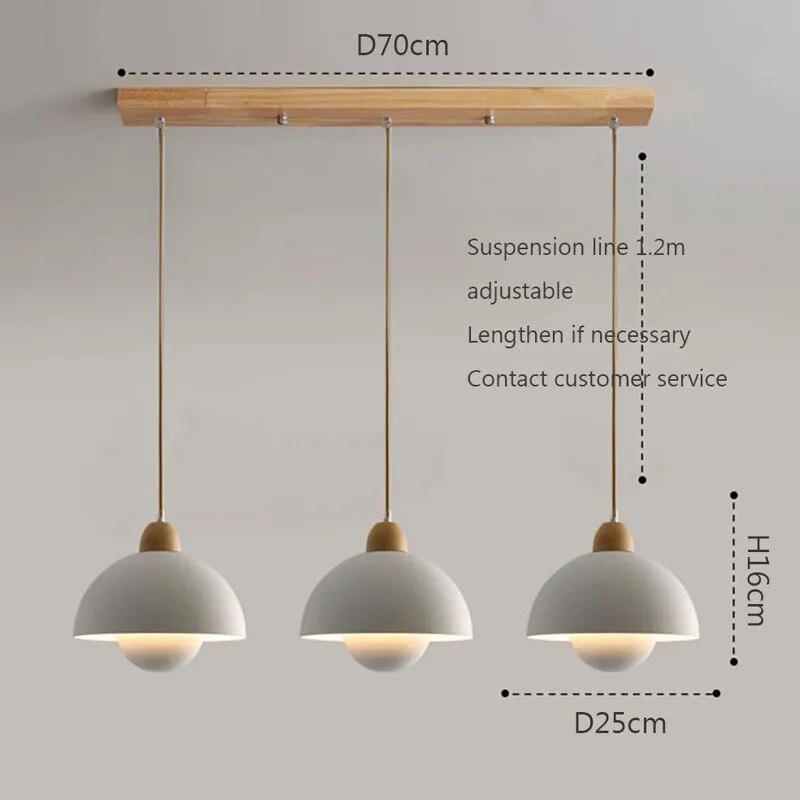 Suspension en bois classiques nordiques