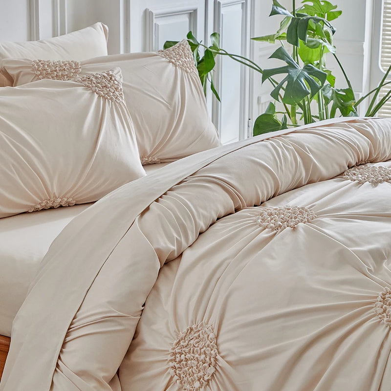 housse de couette motif floral pour lits twin full queen king