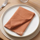 Serviette de table coton lavé douce style classique