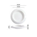 Assiette creuse en céramique style minimaliste pour soupe