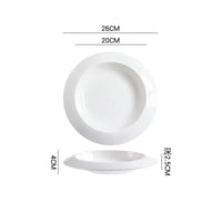 Assiette creuse en céramique style minimaliste pour soupe