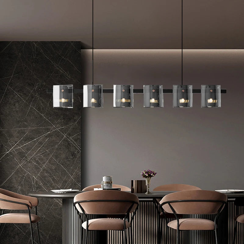 lustre à led postmoderne en cristal pour intérieur élégant - vue 5 sur 10