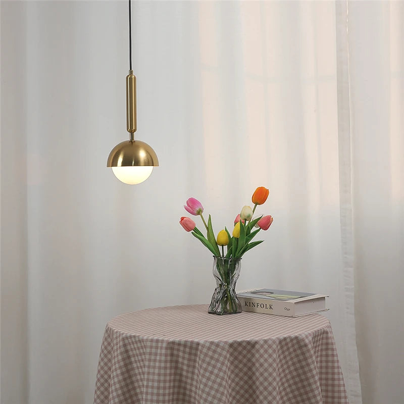 suspension en fer d'art moderne avec éclairage led - vue 5 sur 8