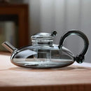 Théière verre résistante chaleur avec filtre infuseur