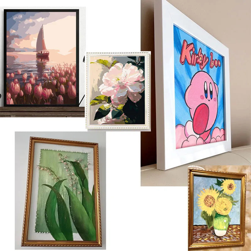 cadre personnalisé grand format style européen pour décoration murale - vue 7 sur 14