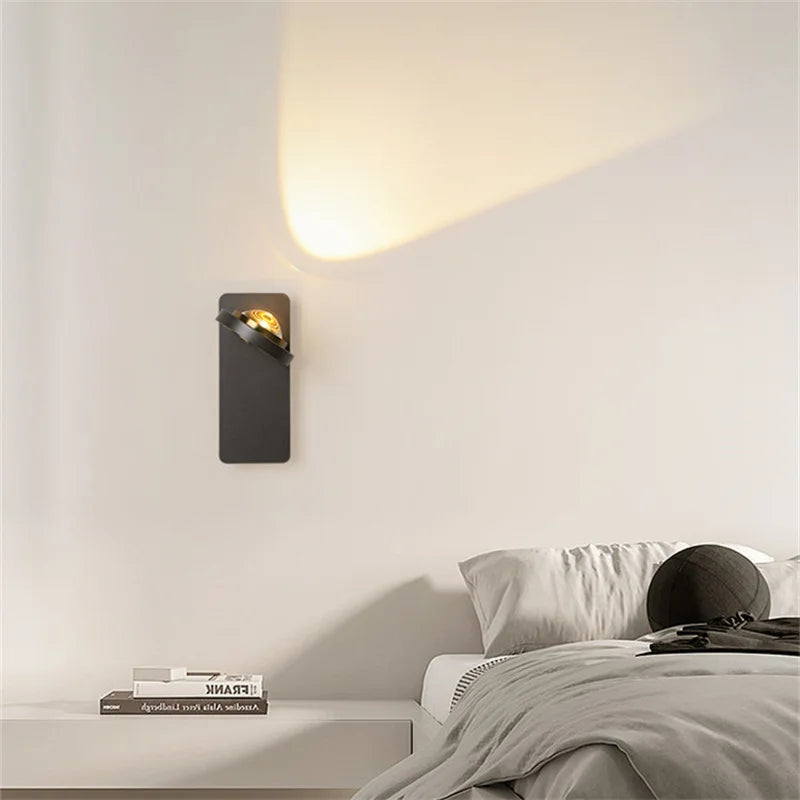 Applique murale LED réglable au design nordique moderne - vue 5 sur 10