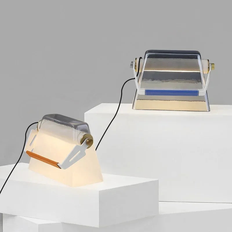 lampe de chevet créative en verre design nordique - vue 4 sur 13