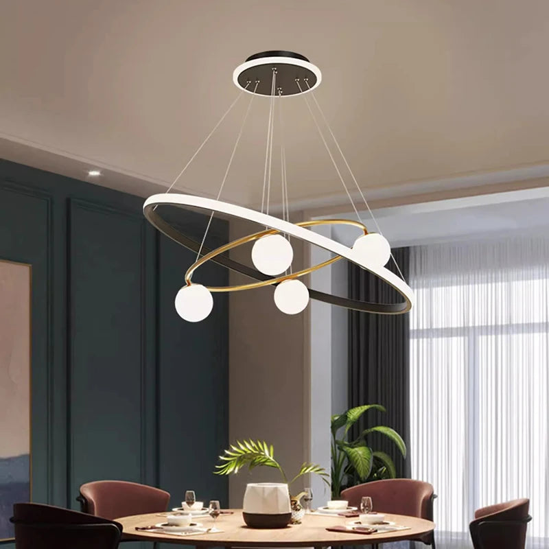 lustre décoration maison éclairage intérieur suspension fantaisie - vue 6 sur 9