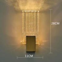Applique murale en cristal Nordic style luxe pour éclairage intérieur