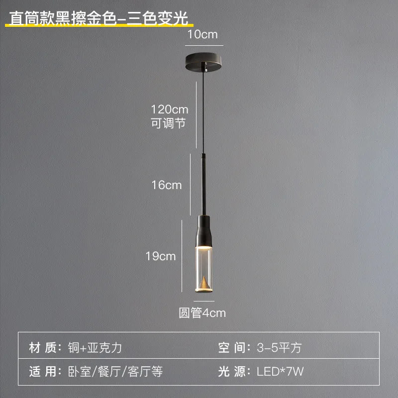 suspension design en cuivre pour éclairage intérieur chic - vue 6 sur 8