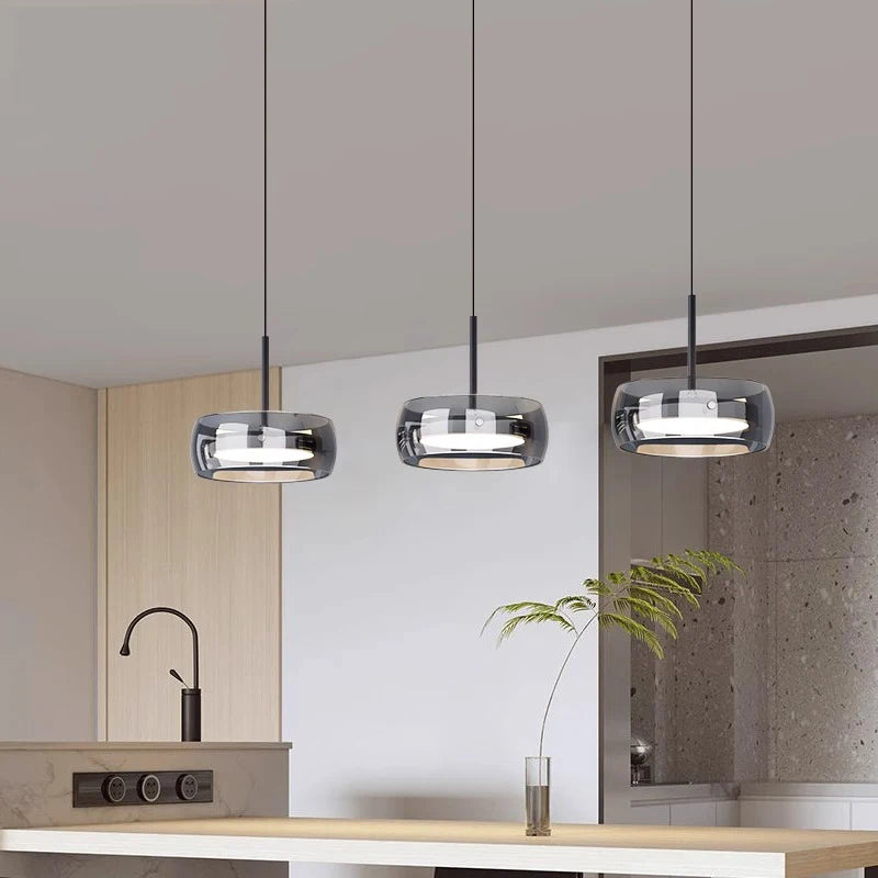 lustre décoratif pour intérieur avec lampes suspendues - vue 4 sur 11