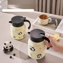 Théière isotherme panda grande capacité acier inoxydable maison